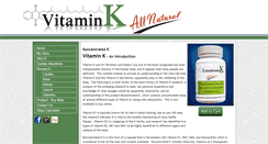 Desktop Screenshot of k-vitamins.com